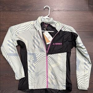 adidas Terrex Women's Ski Jacket - Black, Gray, Pink
